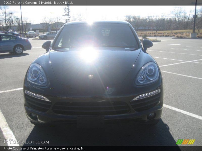 Black / Black 2012 Porsche Cayenne S Hybrid