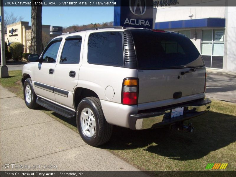 Silver Birch Metallic / Tan/Neutral 2004 Chevrolet Tahoe LS 4x4
