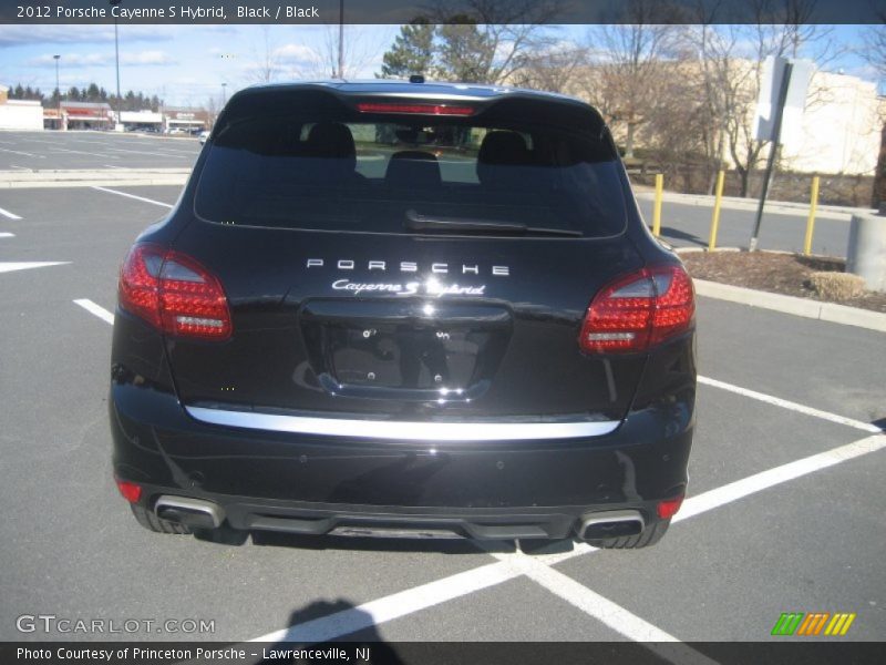 Black / Black 2012 Porsche Cayenne S Hybrid