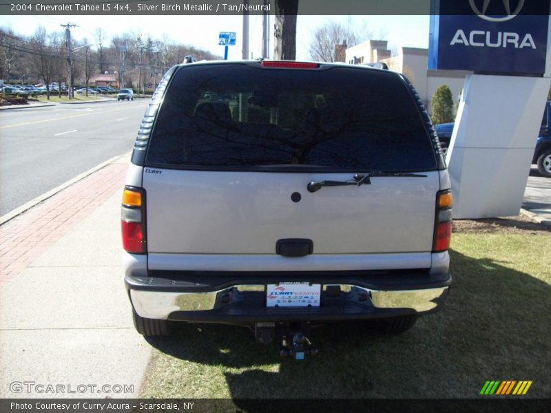 Silver Birch Metallic / Tan/Neutral 2004 Chevrolet Tahoe LS 4x4