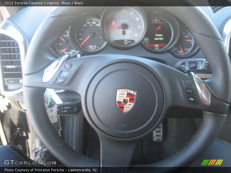 Black / Black 2012 Porsche Cayenne S Hybrid