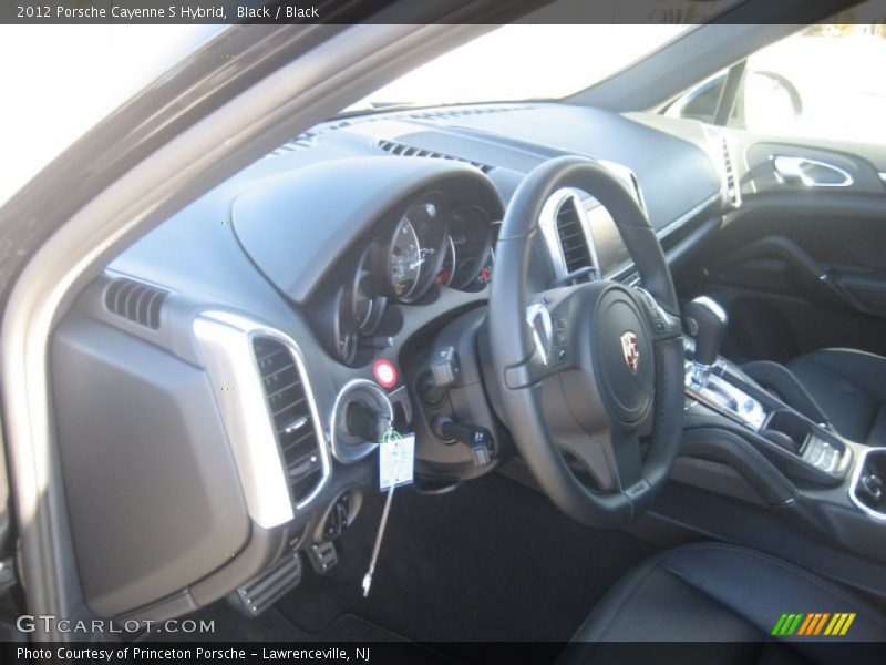 Black / Black 2012 Porsche Cayenne S Hybrid