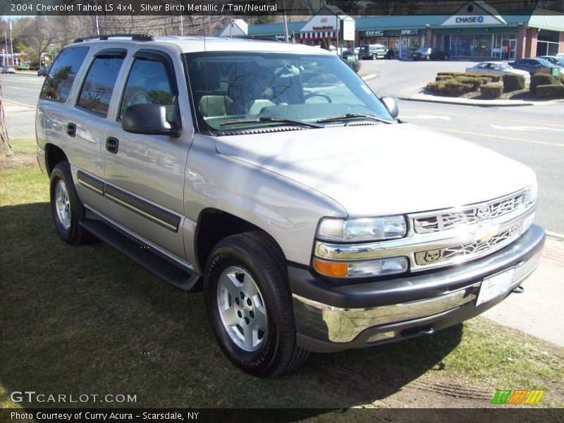 Silver Birch Metallic / Tan/Neutral 2004 Chevrolet Tahoe LS 4x4