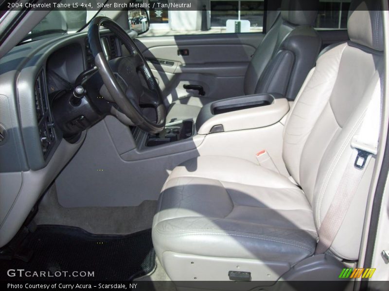 Silver Birch Metallic / Tan/Neutral 2004 Chevrolet Tahoe LS 4x4