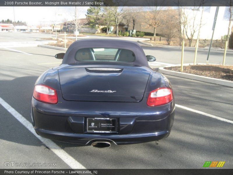Midnight Blue Metallic / Sand Beige 2008 Porsche Boxster
