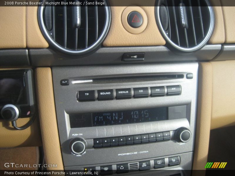Midnight Blue Metallic / Sand Beige 2008 Porsche Boxster
