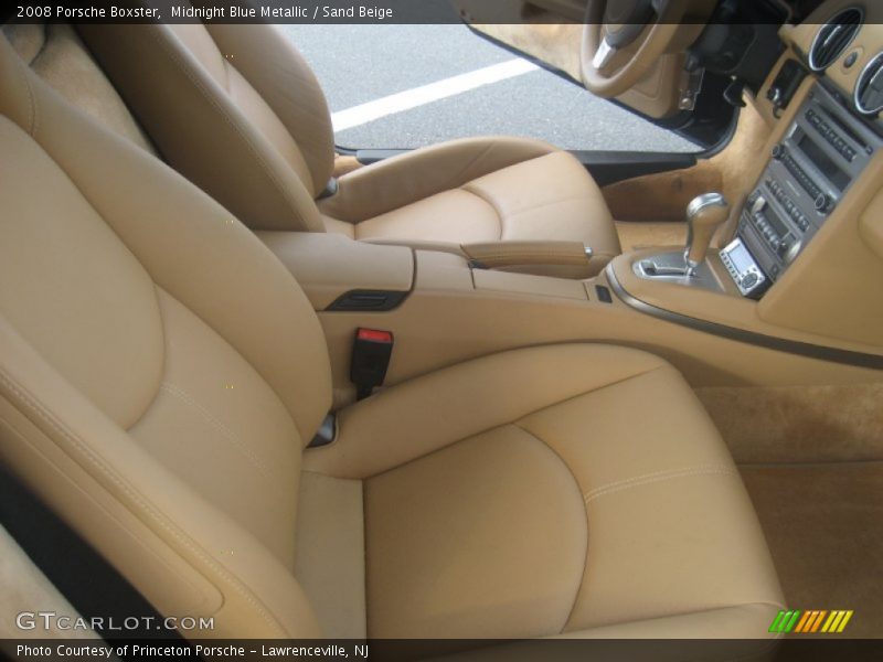 Midnight Blue Metallic / Sand Beige 2008 Porsche Boxster