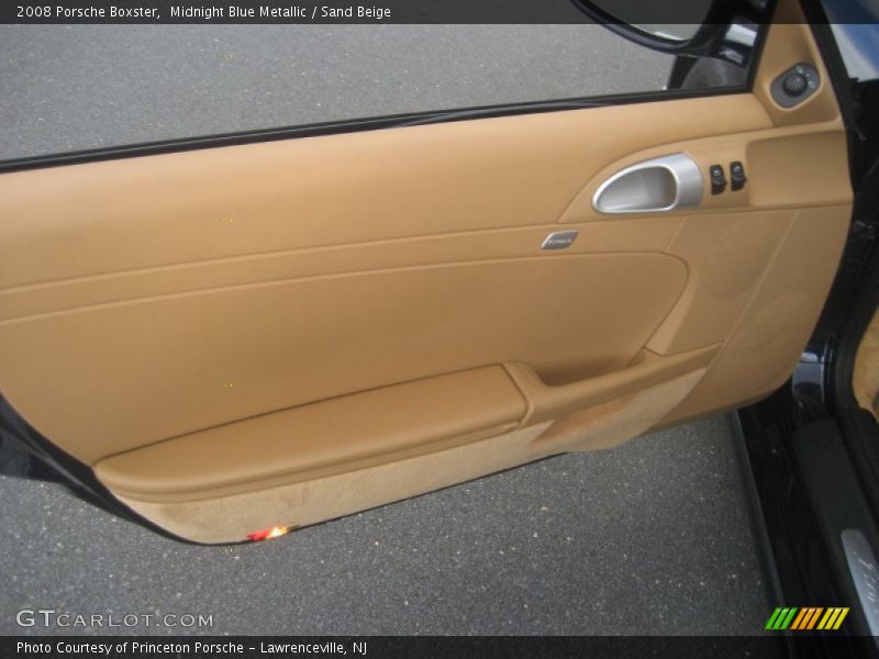 Midnight Blue Metallic / Sand Beige 2008 Porsche Boxster