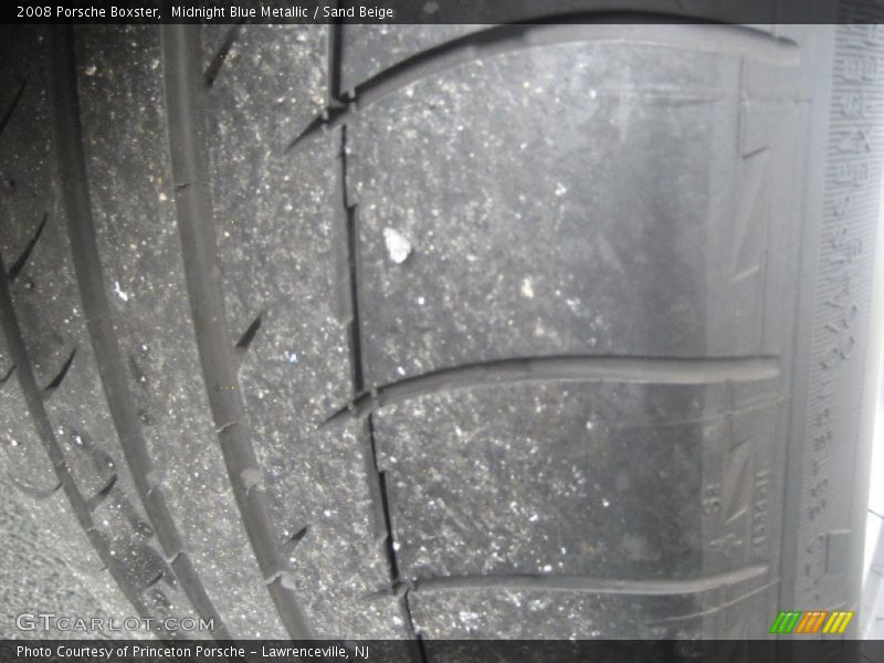 Midnight Blue Metallic / Sand Beige 2008 Porsche Boxster
