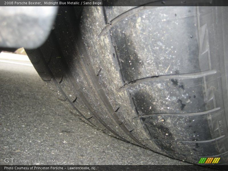 Midnight Blue Metallic / Sand Beige 2008 Porsche Boxster