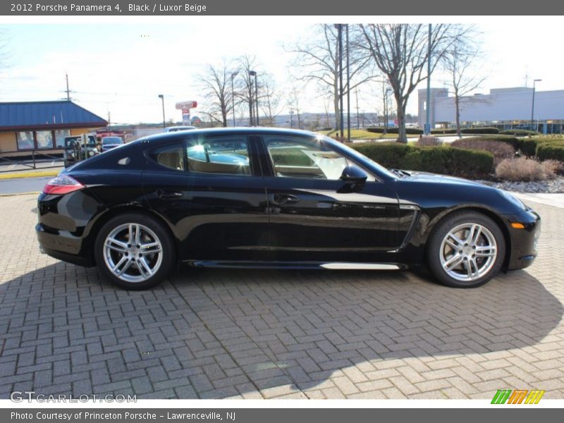 Black / Luxor Beige 2012 Porsche Panamera 4