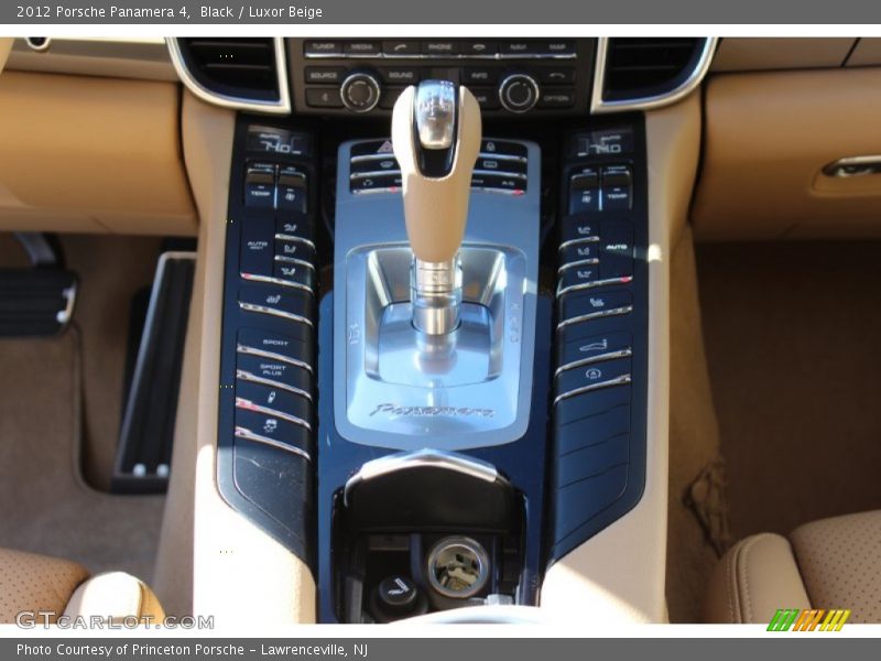 Black / Luxor Beige 2012 Porsche Panamera 4