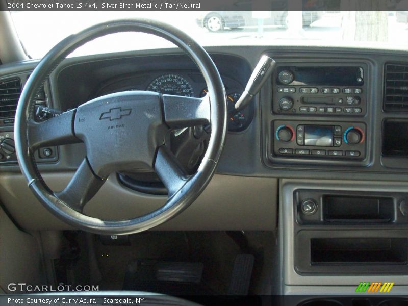 Silver Birch Metallic / Tan/Neutral 2004 Chevrolet Tahoe LS 4x4