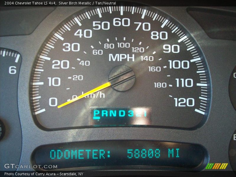 Silver Birch Metallic / Tan/Neutral 2004 Chevrolet Tahoe LS 4x4