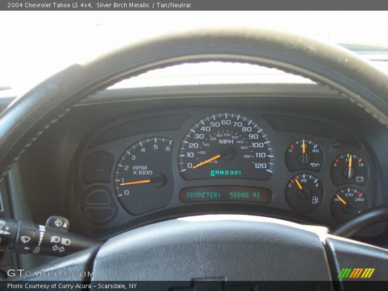 Silver Birch Metallic / Tan/Neutral 2004 Chevrolet Tahoe LS 4x4