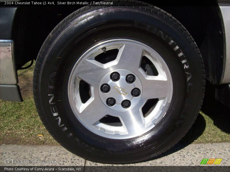Silver Birch Metallic / Tan/Neutral 2004 Chevrolet Tahoe LS 4x4