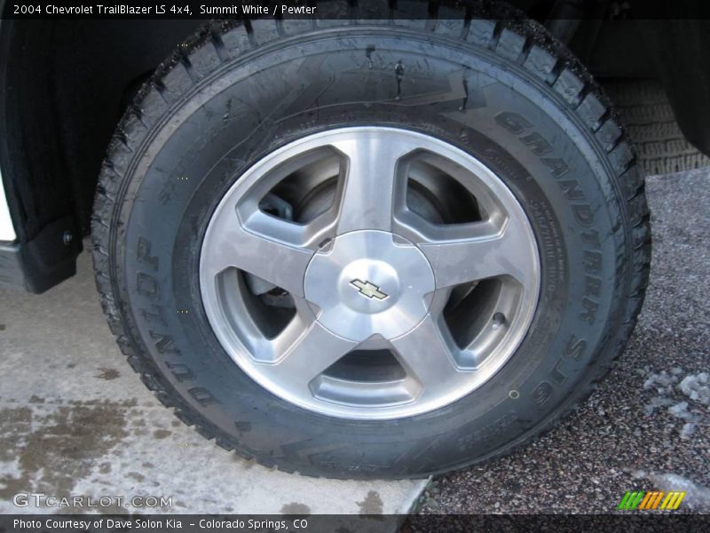 Summit White / Pewter 2004 Chevrolet TrailBlazer LS 4x4