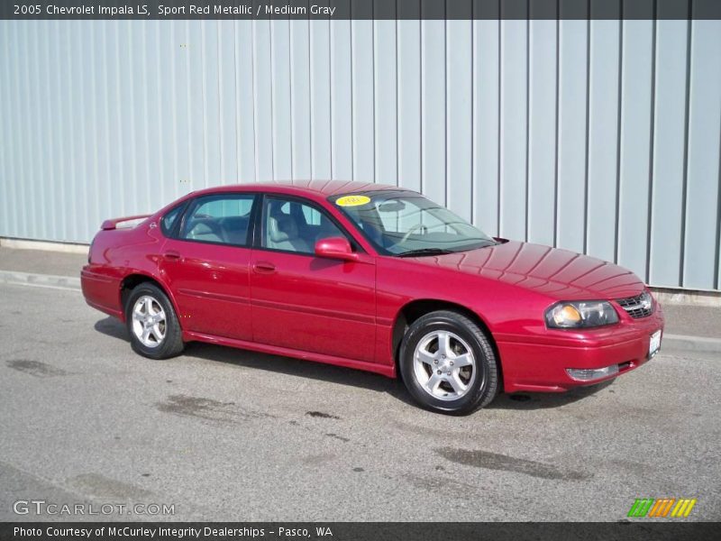 Sport Red Metallic / Medium Gray 2005 Chevrolet Impala LS