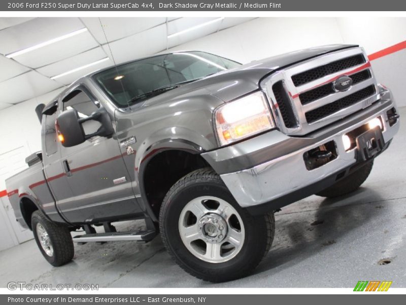 Dark Shadow Gray Metallic / Medium Flint 2006 Ford F250 Super Duty Lariat SuperCab 4x4