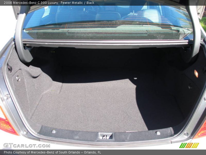 Pewter Metallic / Black 2008 Mercedes-Benz C 300 Luxury