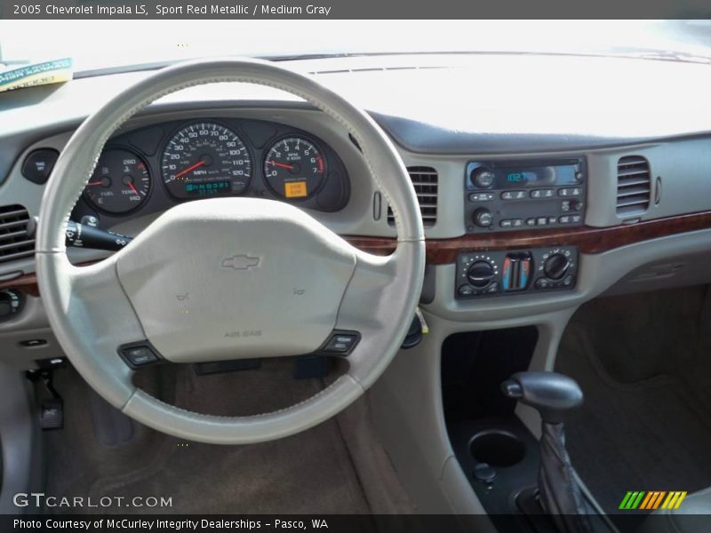 Sport Red Metallic / Medium Gray 2005 Chevrolet Impala LS