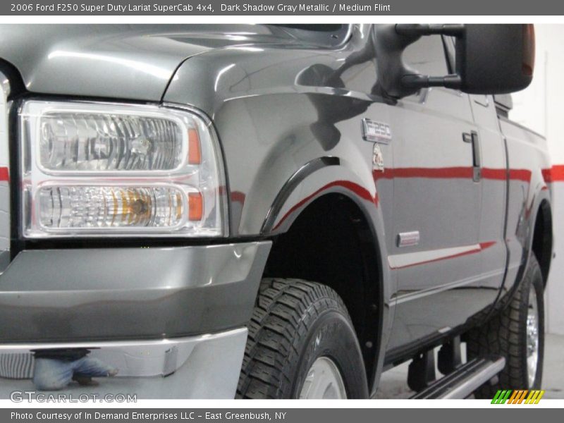 Dark Shadow Gray Metallic / Medium Flint 2006 Ford F250 Super Duty Lariat SuperCab 4x4