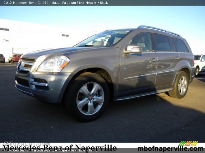 Paladium Silver Metallic / Black 2012 Mercedes-Benz GL 450 4Matic