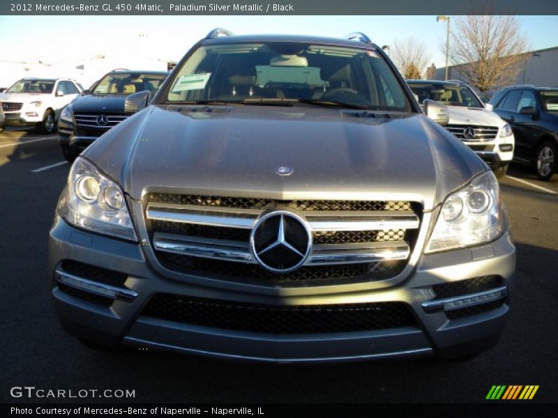 Paladium Silver Metallic / Black 2012 Mercedes-Benz GL 450 4Matic