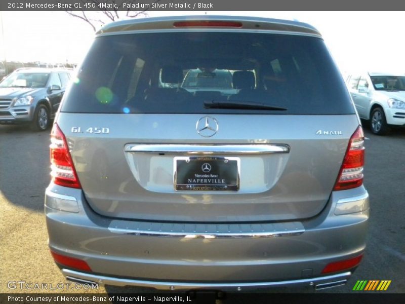 Paladium Silver Metallic / Black 2012 Mercedes-Benz GL 450 4Matic