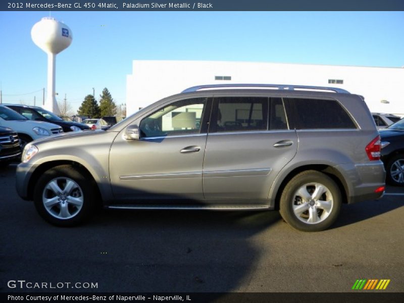 Paladium Silver Metallic / Black 2012 Mercedes-Benz GL 450 4Matic