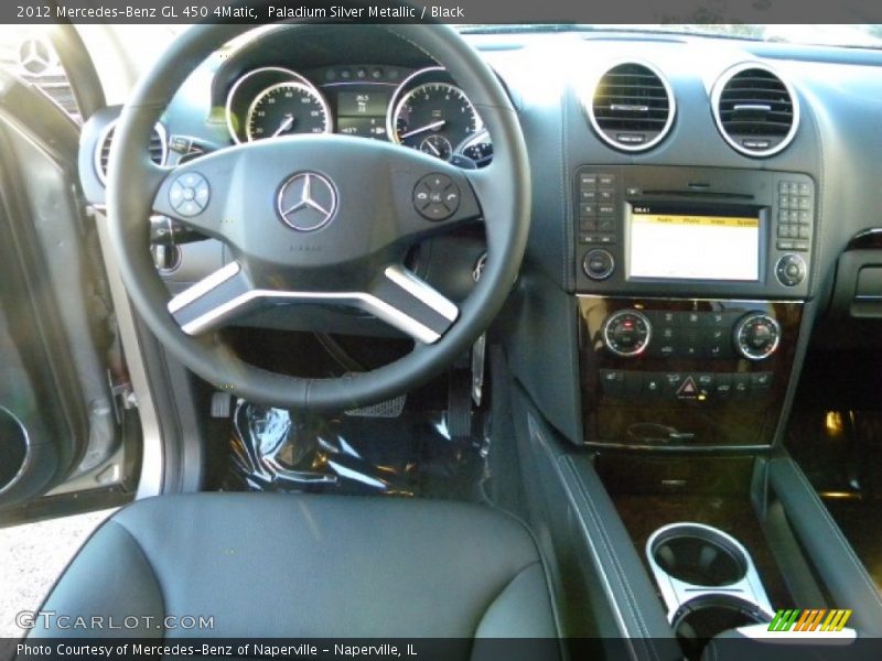 Paladium Silver Metallic / Black 2012 Mercedes-Benz GL 450 4Matic