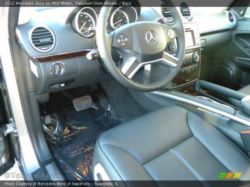 Paladium Silver Metallic / Black 2012 Mercedes-Benz GL 450 4Matic