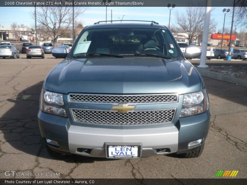 Blue Granite Metallic / Light Titanium/Ebony 2008 Chevrolet Tahoe Z71 4x4