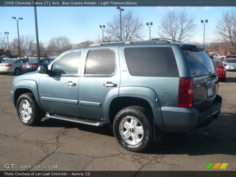 Blue Granite Metallic / Light Titanium/Ebony 2008 Chevrolet Tahoe Z71 4x4