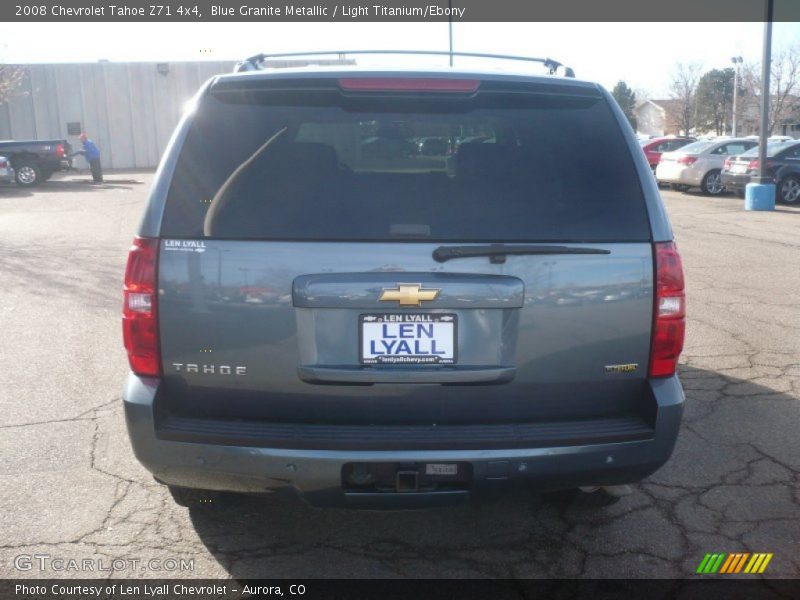 Blue Granite Metallic / Light Titanium/Ebony 2008 Chevrolet Tahoe Z71 4x4
