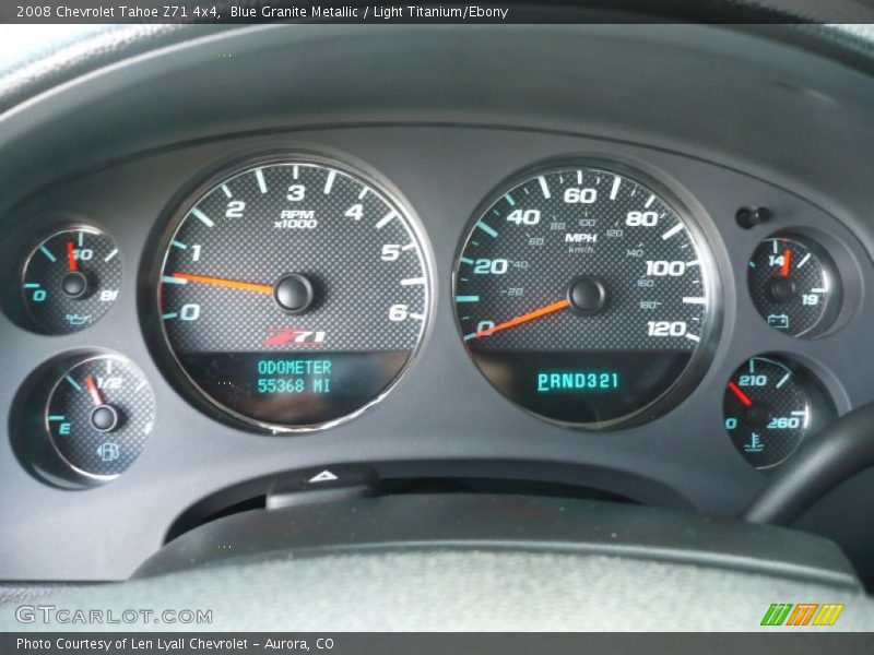 Blue Granite Metallic / Light Titanium/Ebony 2008 Chevrolet Tahoe Z71 4x4