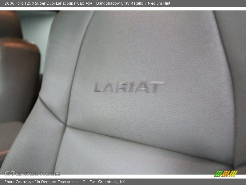 Dark Shadow Gray Metallic / Medium Flint 2006 Ford F250 Super Duty Lariat SuperCab 4x4