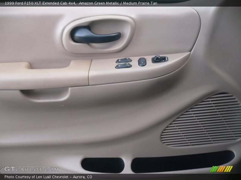 Amazon Green Metallic / Medium Prairie Tan 1999 Ford F150 XLT Extended Cab 4x4