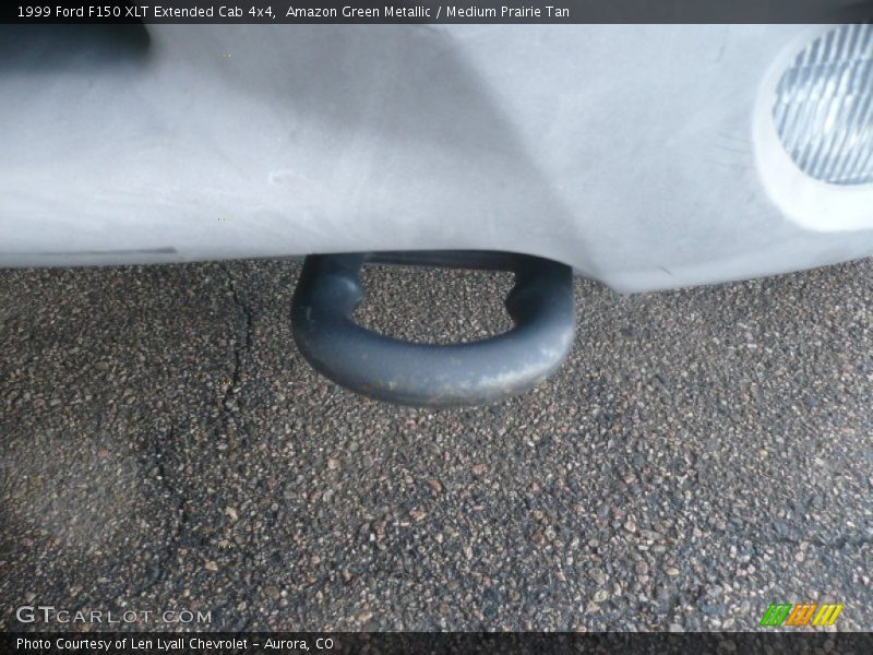 Amazon Green Metallic / Medium Prairie Tan 1999 Ford F150 XLT Extended Cab 4x4