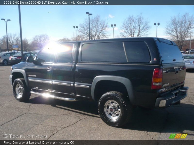 Onyx Black / Graphite 2002 GMC Sierra 2500HD SLT Extended Cab 4x4