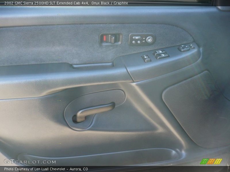 Onyx Black / Graphite 2002 GMC Sierra 2500HD SLT Extended Cab 4x4