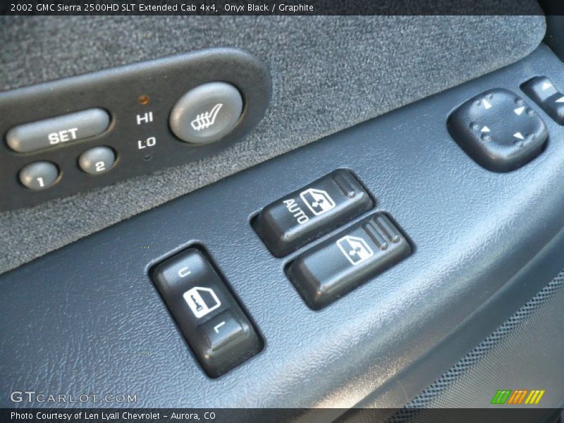 Onyx Black / Graphite 2002 GMC Sierra 2500HD SLT Extended Cab 4x4
