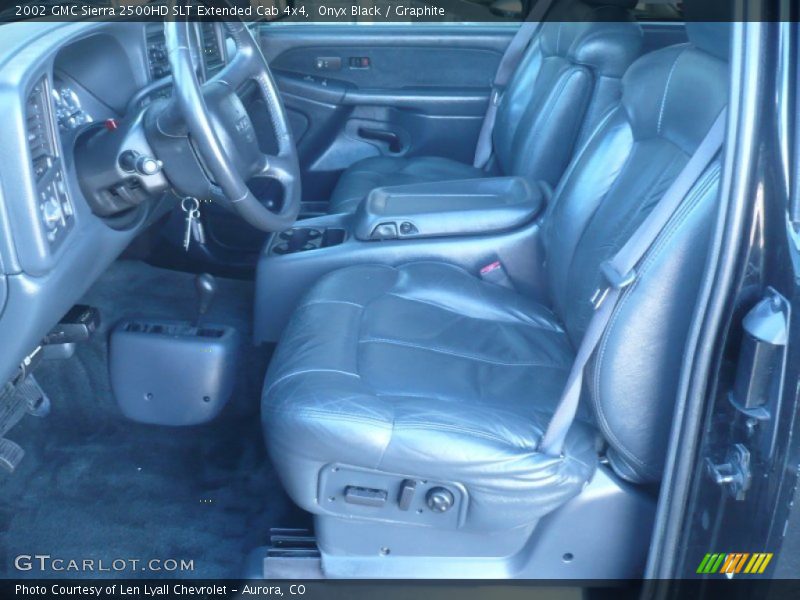 Onyx Black / Graphite 2002 GMC Sierra 2500HD SLT Extended Cab 4x4