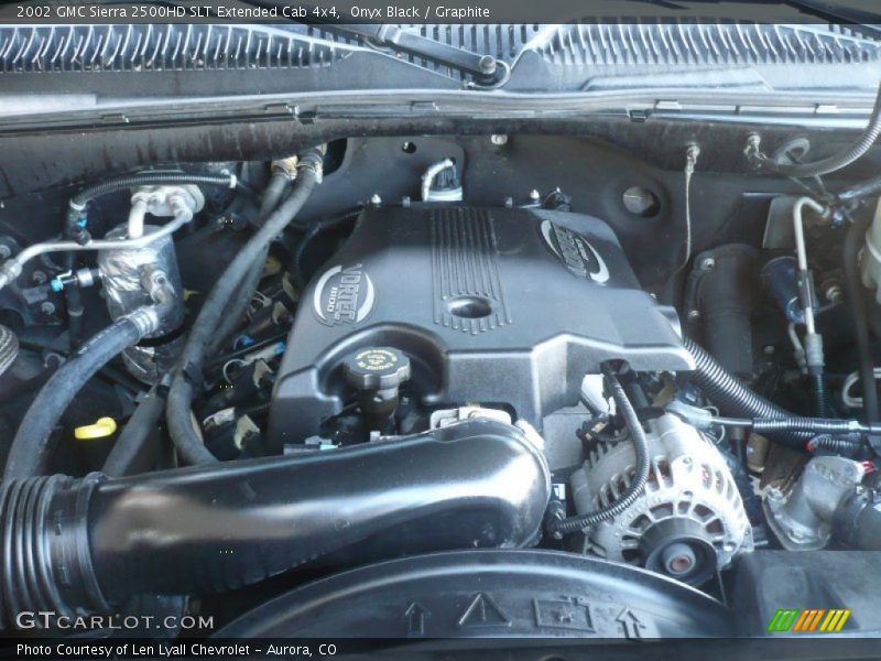 Onyx Black / Graphite 2002 GMC Sierra 2500HD SLT Extended Cab 4x4