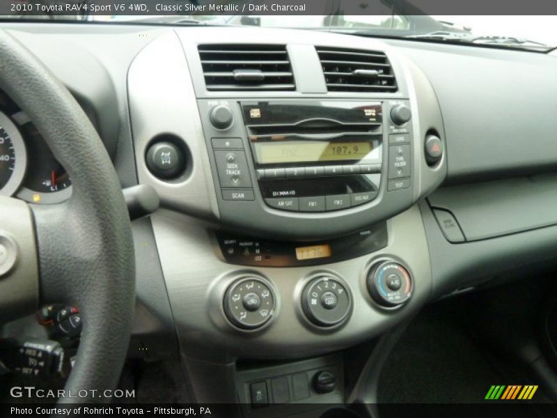 Controls of 2010 RAV4 Sport V6 4WD