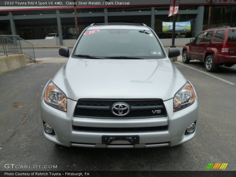 Classic Silver Metallic / Dark Charcoal 2010 Toyota RAV4 Sport V6 4WD
