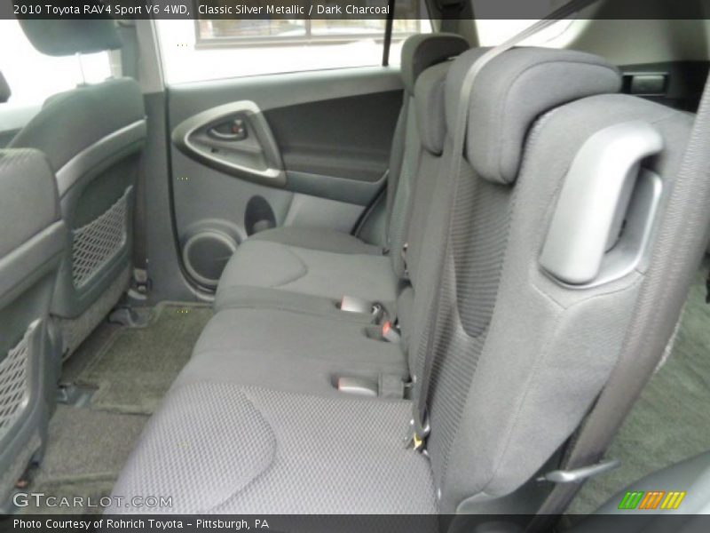 Rear Seat of 2010 RAV4 Sport V6 4WD