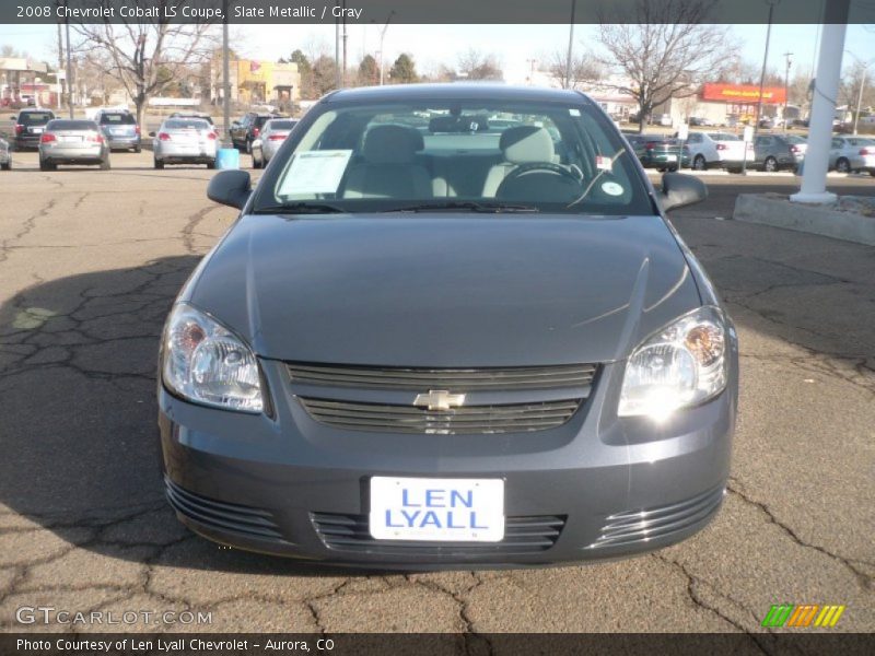 Slate Metallic / Gray 2008 Chevrolet Cobalt LS Coupe