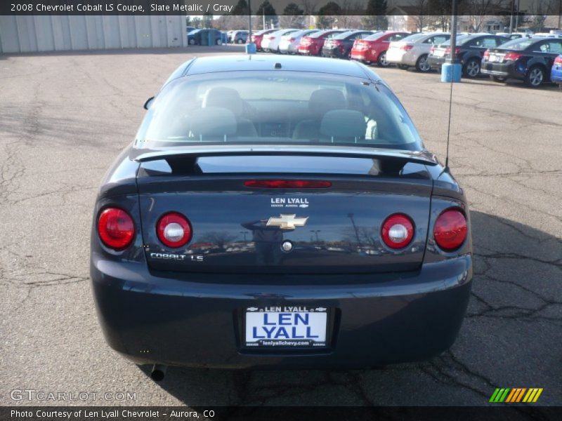 Slate Metallic / Gray 2008 Chevrolet Cobalt LS Coupe