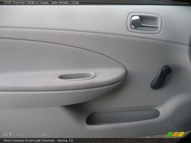 Slate Metallic / Gray 2008 Chevrolet Cobalt LS Coupe